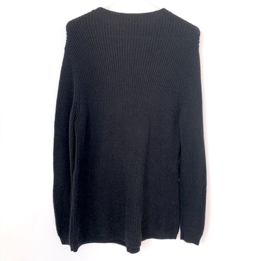 Talbots Wool Blend Ribbed Cable Tunic Sweater - Picture 5 of 7